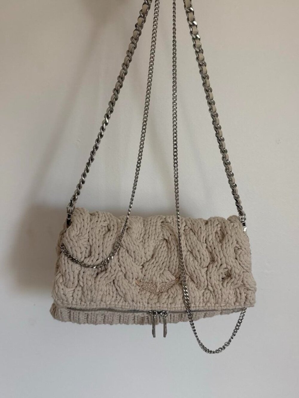 Zadig & Voltaire knit rock bag